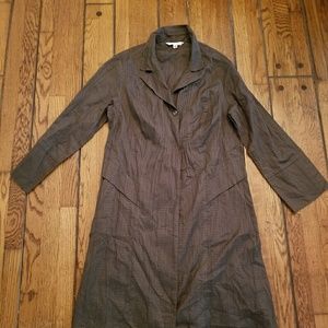 Cabi Olive Green Cotton shirtdress size medium