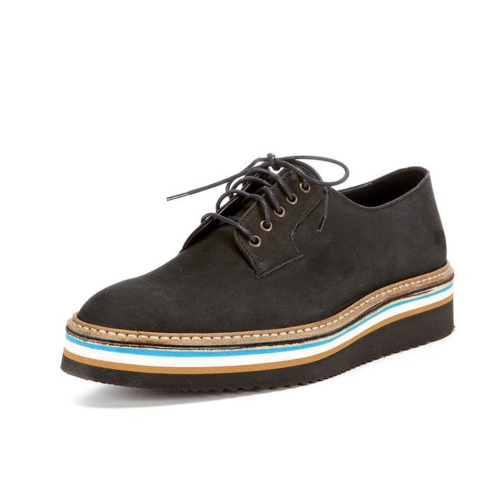 Swear Louis7 Black Nubuck Shoes