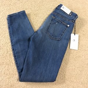 NWT 7 For All Mankind Ankle Skinny Jeans