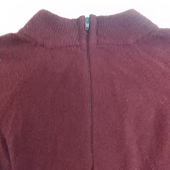 Charming Comfortable Burgundy Lg Slve Sweater szXL - Picture 3 of 8