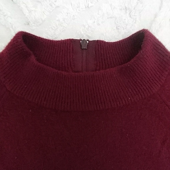 Charming Comfortable Burgundy Lg Slve Sweater szXL - Picture 4 of 8