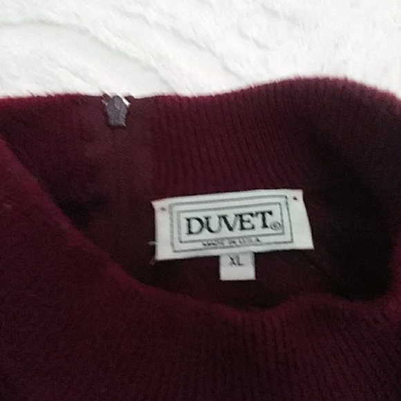 Charming Comfortable Burgundy Lg Slve Sweater szXL - Picture 7 of 8