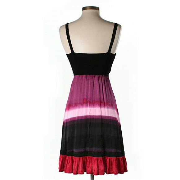 Bebe Silk A-Line Dress - Picture 2 of 2