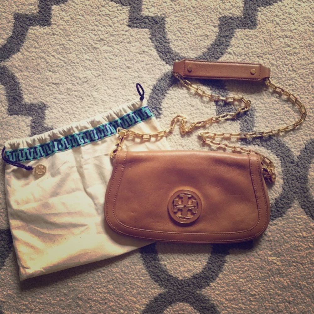 Tory burch Amanda clutch crossbody purse EUC