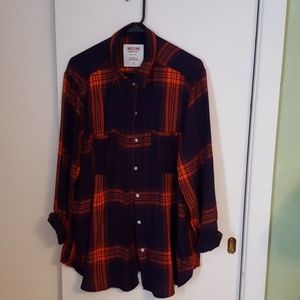 Mossimo Boyfriend Fit Plaid Shirt