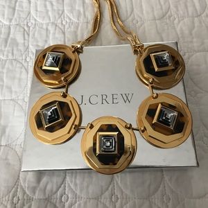 J crew started layer circle necklace