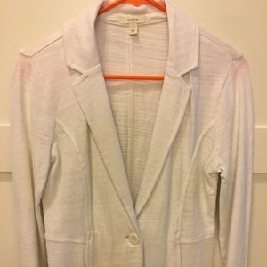 Caslon -Nordstrom white blazer cotton