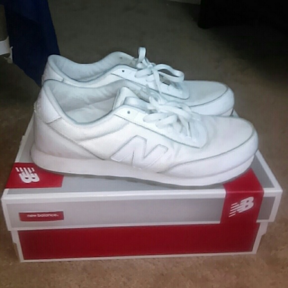 Rare all white new balance - Picture 1 of 4