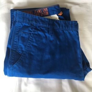 Dockers - Alpha Slim Blue Khakis - 34/32