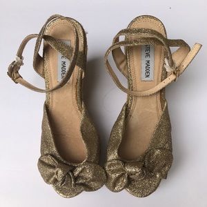 Steve Madden Glitter Wedges - SZ 6.5 *Never Worn*