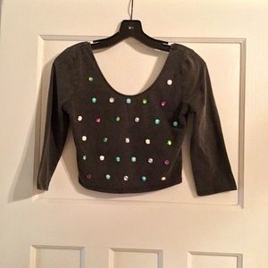 Urban Outfitters Silence + Noise Embellished crop
