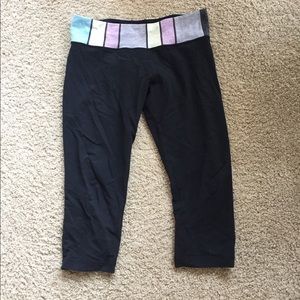 Lululemon Cropped Wunder Unders Size 12