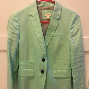 J.crew linen blazer