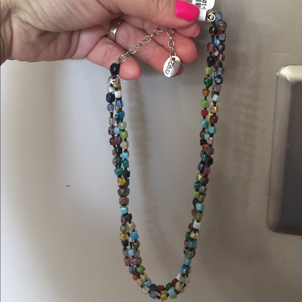 3-Layer Glass Beaded Necklace