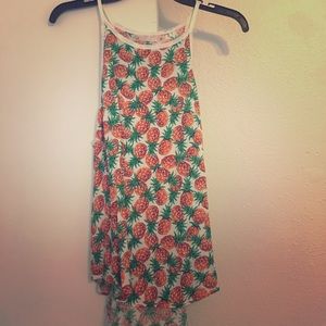 Princess Polly pineapple tank top