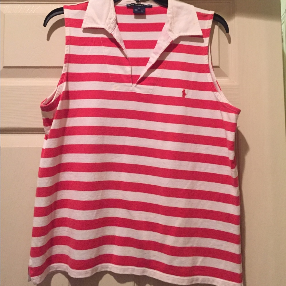Ralph Lauren Sport Sleeveless v-neck polo- could