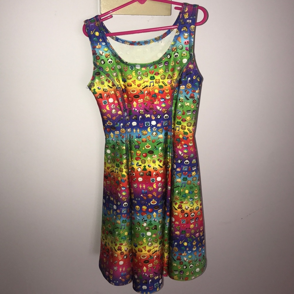 Emoji skater dress size large (runs small)