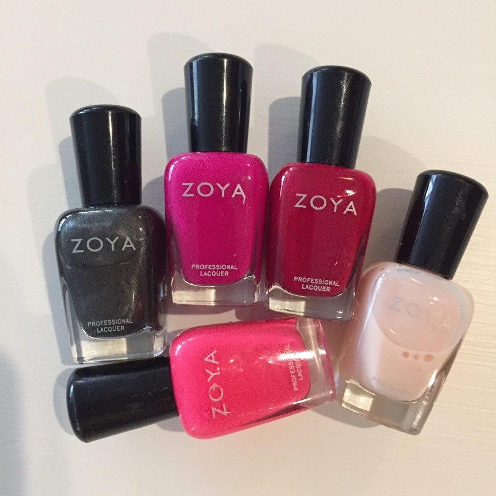 Zoya nail polish bundle - Full size - 5 polishes