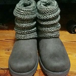Grey Boots