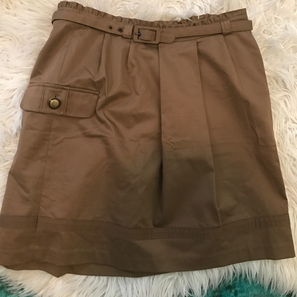 Cynthia Steffe Rust Skirt