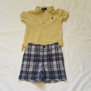 Polo Ralph Lauren shirt and shorts