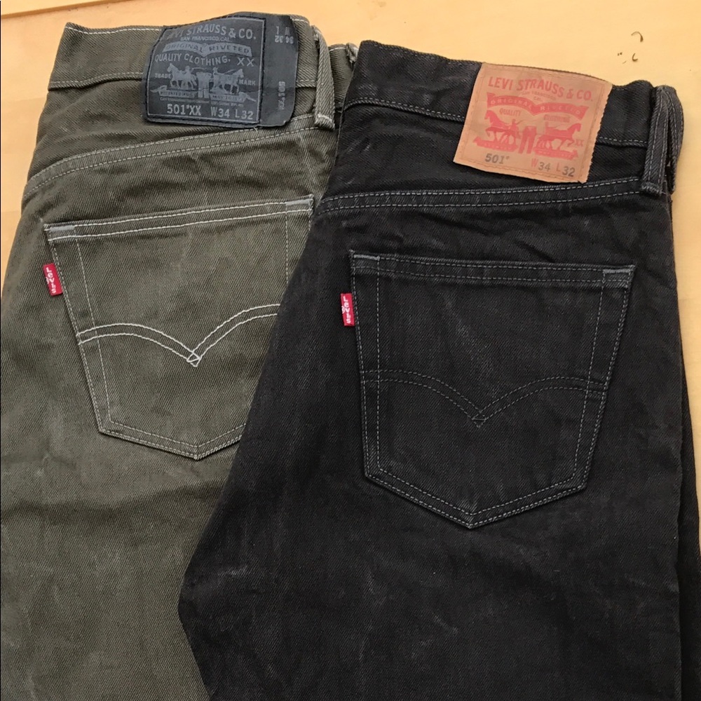 Special edition color- 501 Levi jeans