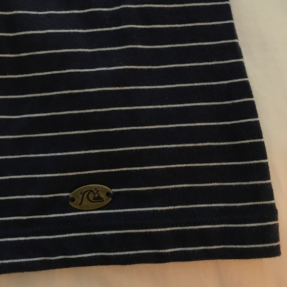 Quiksilver Navy and White Striped Tank Top - Picture 7 of 7
