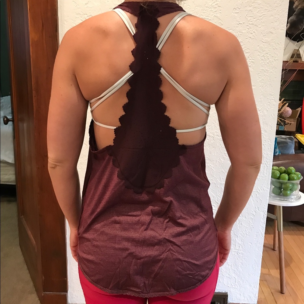 Singlet Tank - Lululemon Maroon