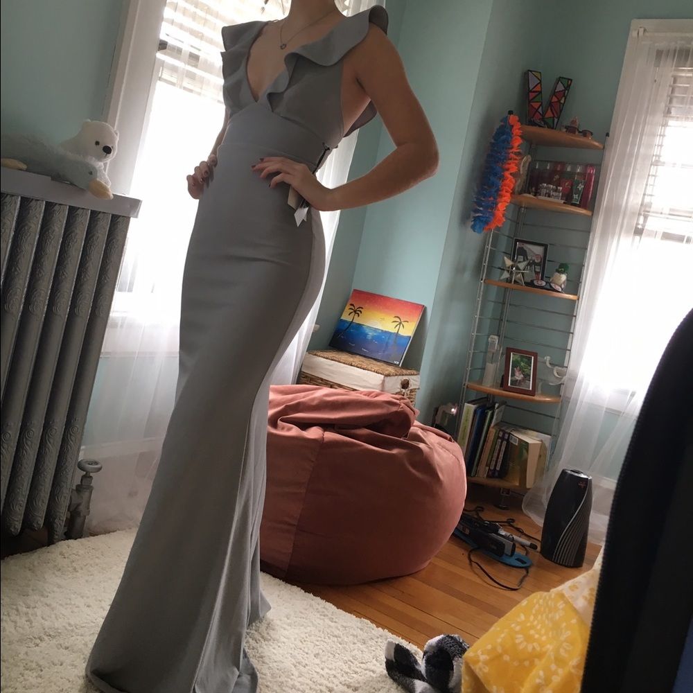 Lulus Grey Prom Dress