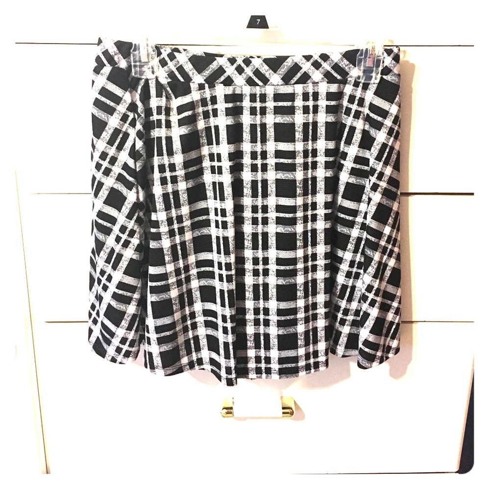 Black and white skirt