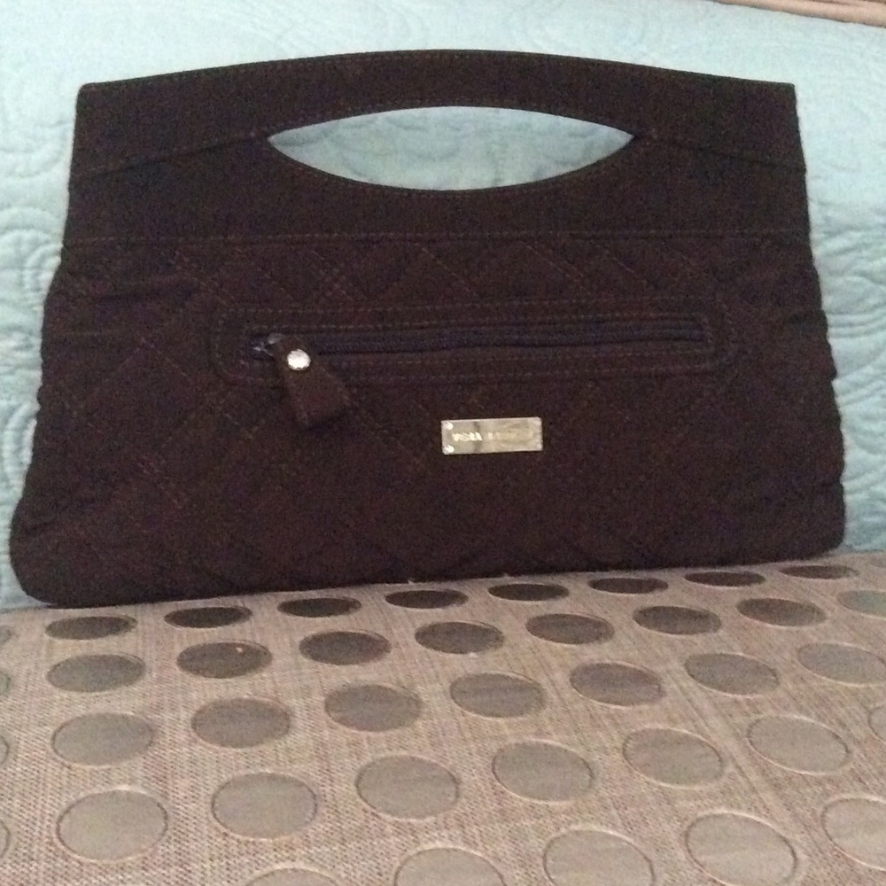 Vera Bradley brown clutch