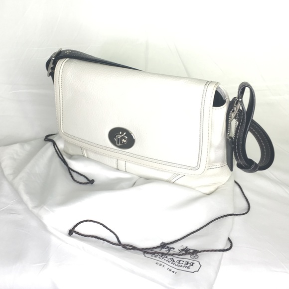 Coach Hamilton Ivory & espresso strap - Picture 1 of 8