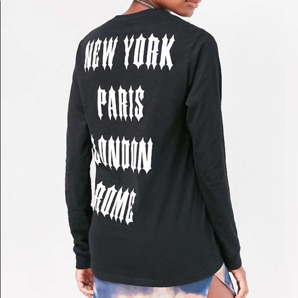Urban outfitters major cities biker long sleeve