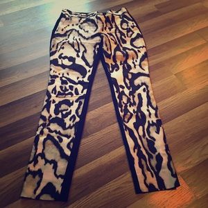 Leopard Print Diane Von Furstenberg Pants