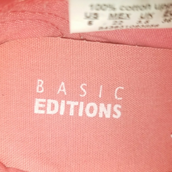 Basic Editions | Shoes | Floralprint Canvas Sneakers By Basic Editions ...