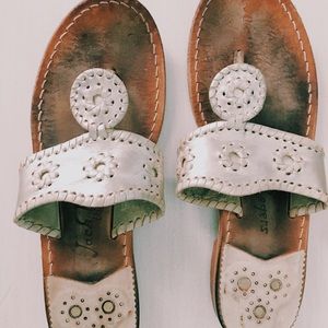 FINAL PRICE Platinum Jack Rogers Sandals