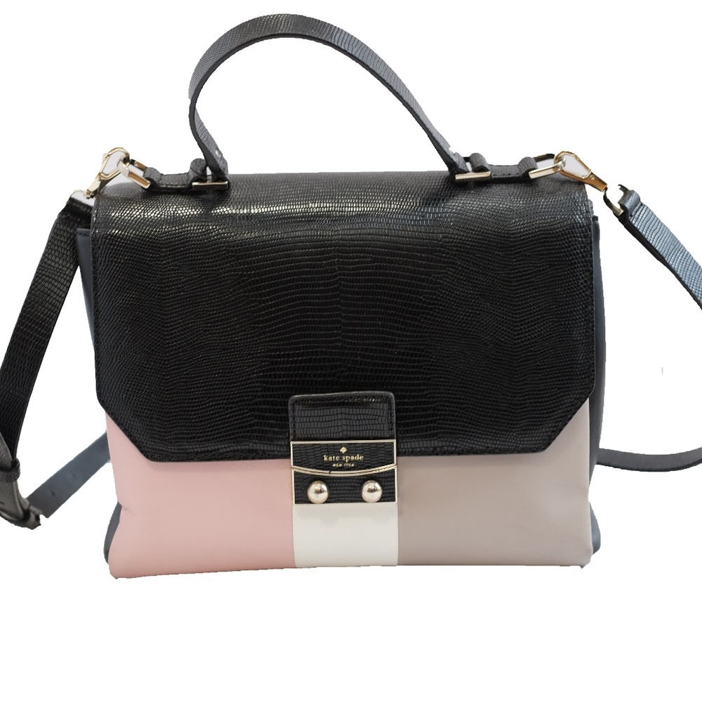 Kate Spade Violet Drive Stripe Kinslee Satchel