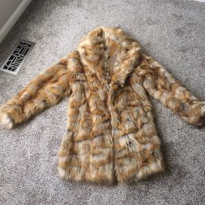 Faux fur coat Faux fur coat