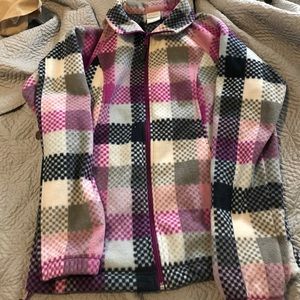 Columbia Fleece Plaid Coat🎃👻