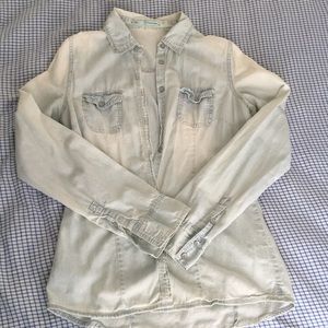 EUC Blue Button Down