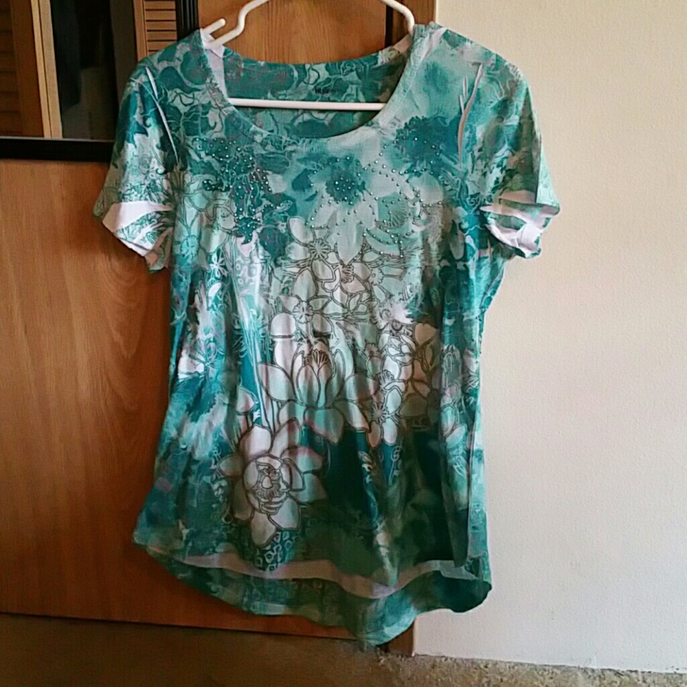 Floral print w/bling!