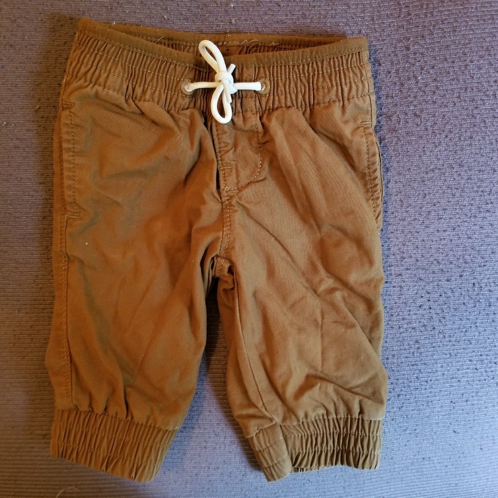 GAP Baby Cotton Lined Poplin Pants Sz 0-3 months