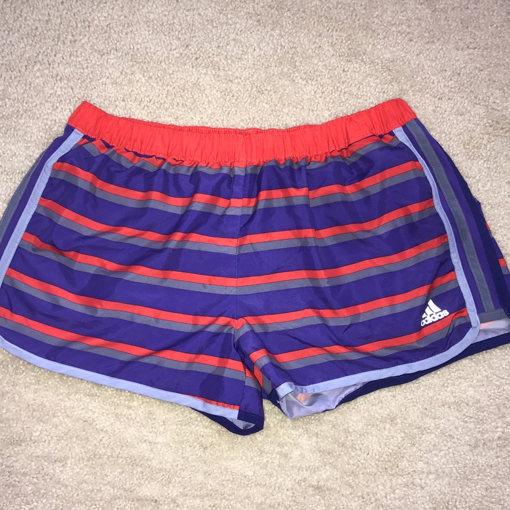 Striped Adidas Running Shorts