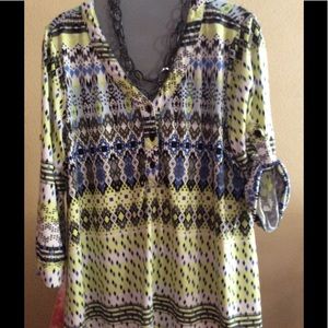 Print blouse