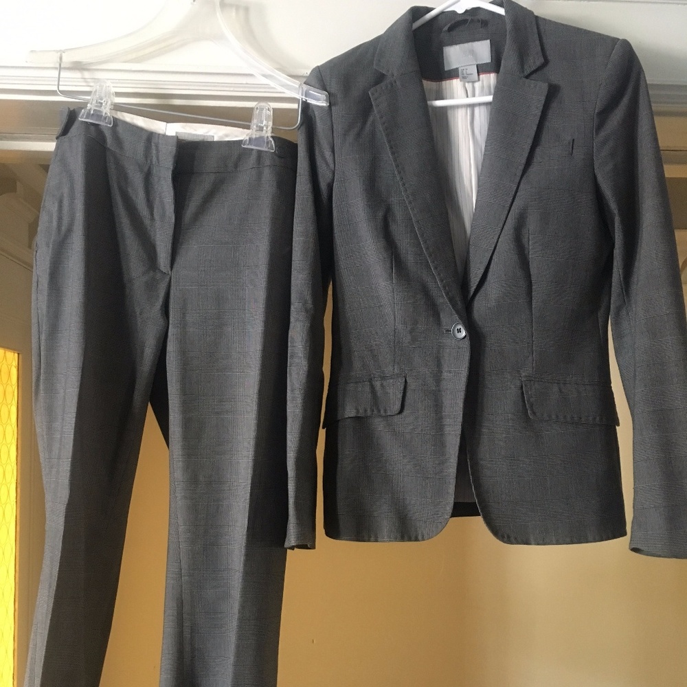 H&M Glen Plaid 2-Piece Suit