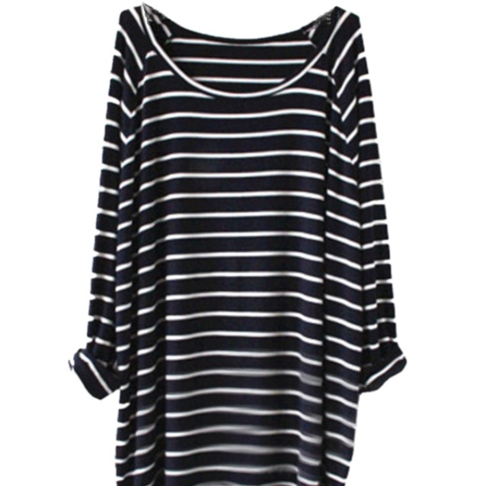 Black & White Striped Sweater