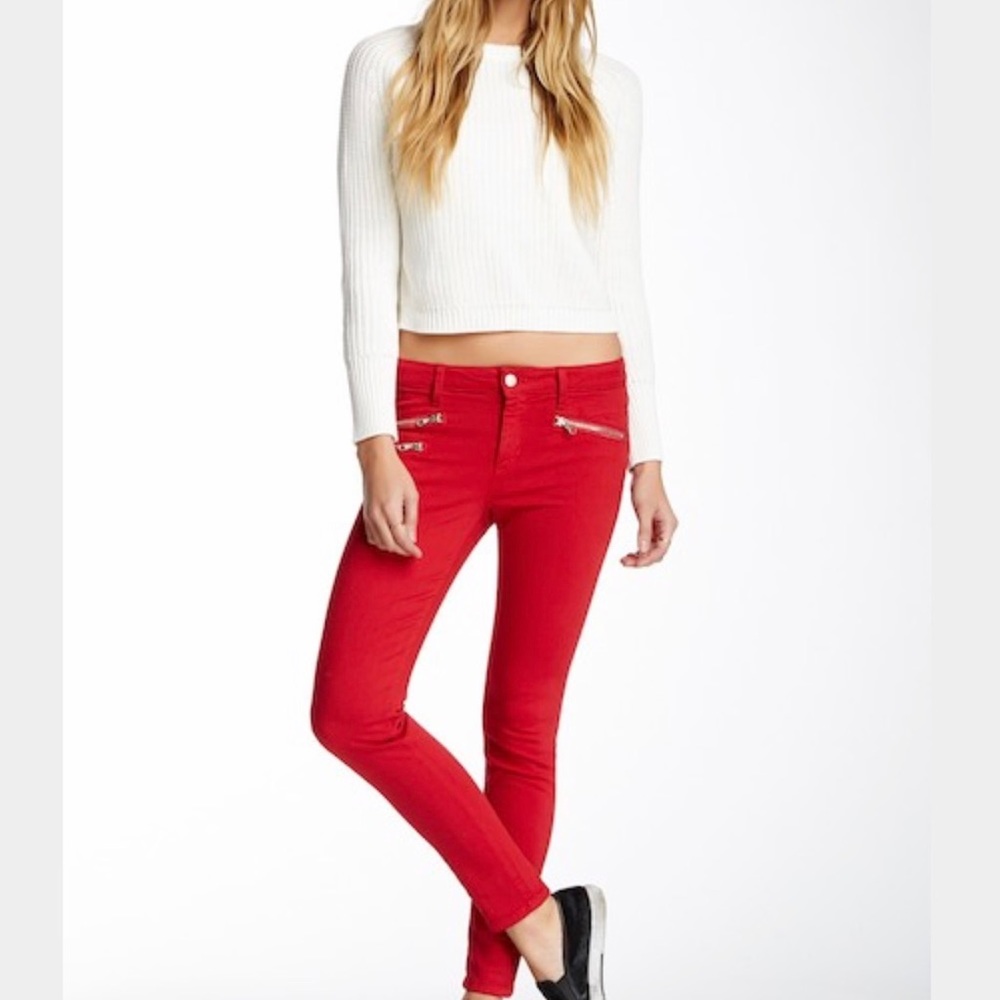 Joe's jeans rocker size 26 in jester red