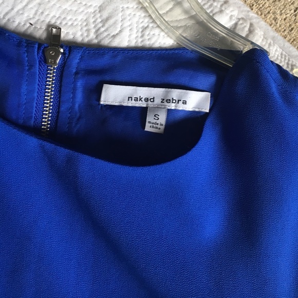 Beautiful crepe chiffon like mini dress - Picture 3 of 5