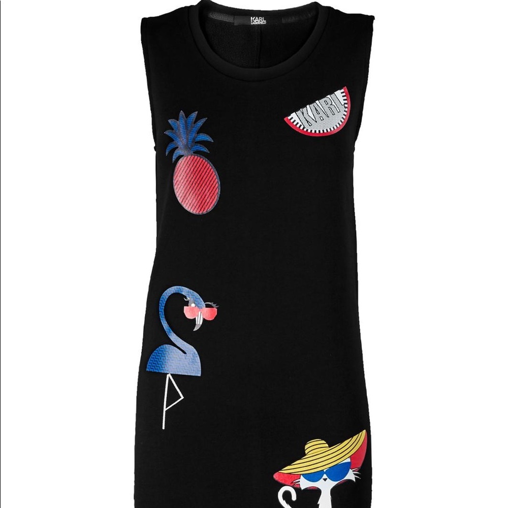KARL LAGERFELD Tropical dress (sz Large) New Cute