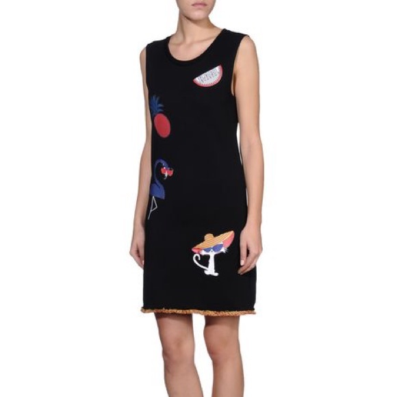 KARL LAGERFELD Tropical dress (sz Large) New Cute - Picture 2 of 8